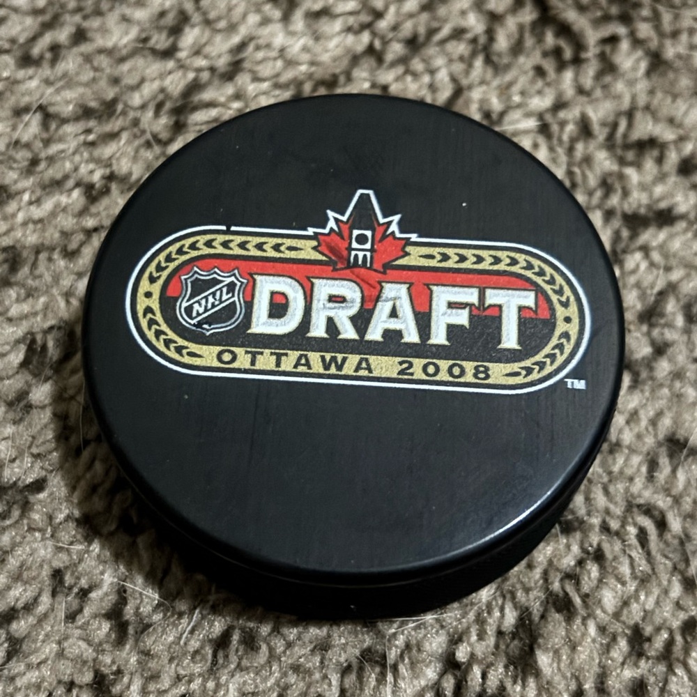 2008 NHL Entry Draft Hockey Puck New